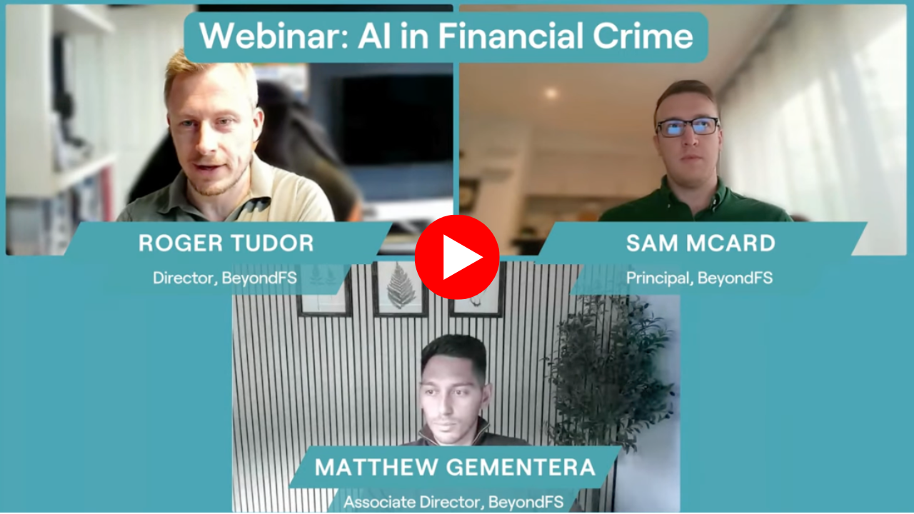 Webinar: AI in Financial Crime